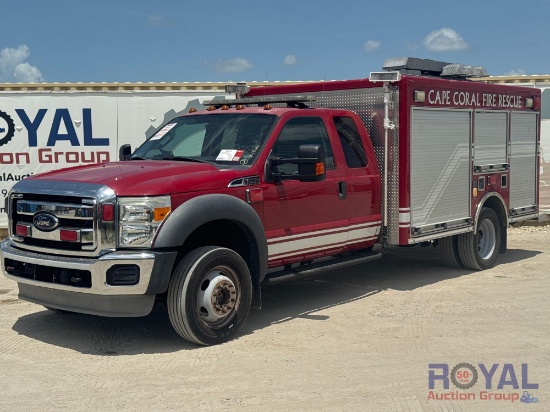 2012 Ford F-550 4x4 Fire Rescue Truck