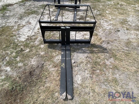 2025 Kivel 48in Forks and Frame Skid Steer Attachment