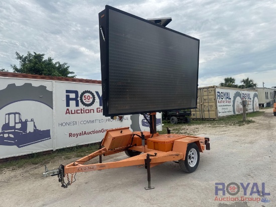 2008 Ver-Mac PCMS-1500 S/A Towable Sign Board