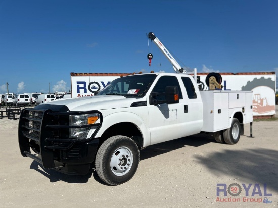 2015 Ford F-350 4x4 AutoCrane 4004Eh Crane Service Truck