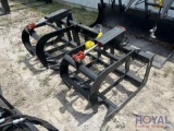 2025 Dual Cylinder 72in Grapple Rake Skid Steer Attachment