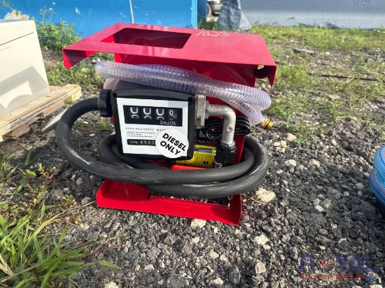 Diesel Pump , Hose and Handle with Reader