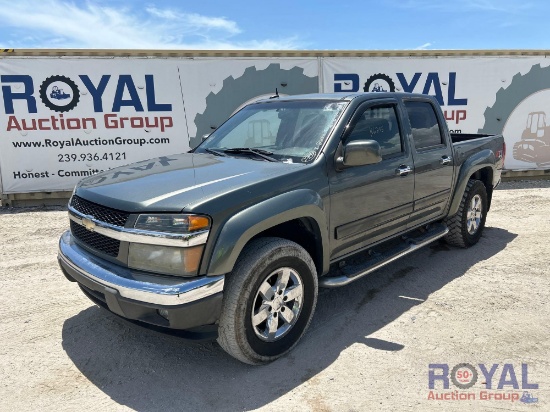 2011 Chevrolet Colorado 4x4 Crew Cab Pickup Truck