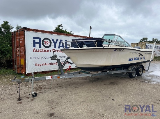 Grady-White 17ft Fishing Boat with T/A Boat Trailer
