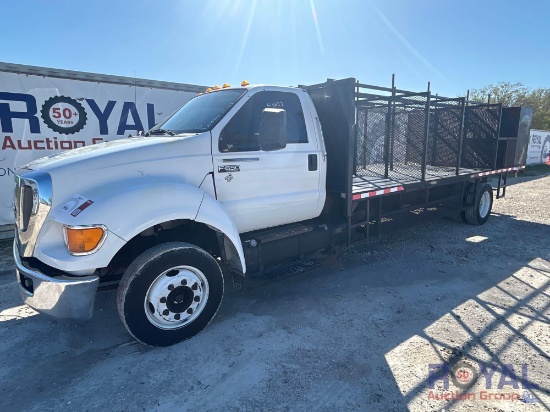2015 Ford F-650 20FT Flatbed Truck