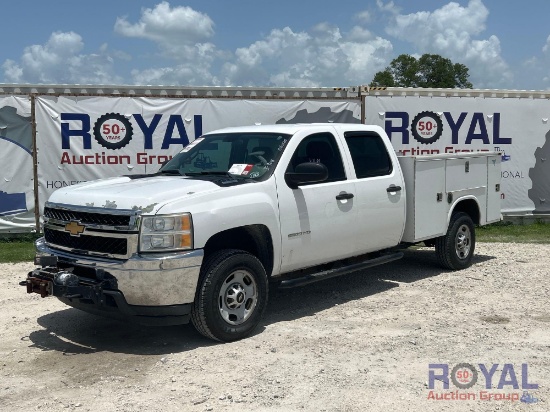 2013 Chevrolet Silverado 1500 4x4 Crew Cab Service Truck