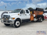 2008 Ford F-750 TCM-425-135 Crew Cab Asphalt Patcher Truck