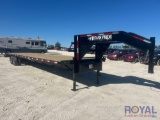 Unused 2025 40ft. Texas Pride FT835524KGN 13 Ton T/A Gooseneck Flatbed Trailer