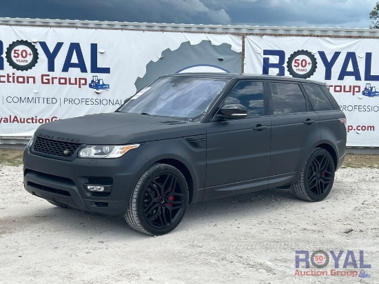 Year: 2016 Make: Land Rover Model: Range Rover Sport Vehicle Type: Multipurpose Vehicle (MPV)