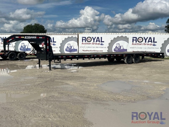 2023 Stryker 36ft. T/A Gooseneck Flatbed Equipment Trailer