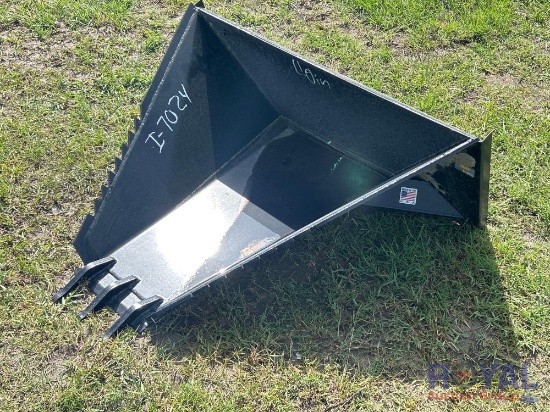 2025 JMR 40in Stump Bucket Skid Steer Attachment