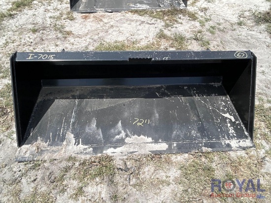 2025 Swict 72in Bucket Skid Steer Attachment