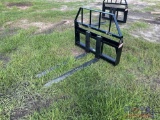 2025 Kivel 48in Forks and Frame Skid Steer Attachment