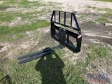 2025 Kivel 48in Forks and Frame Skid Steer Attachment