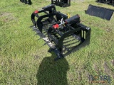 2025 70in Dual Cylinder Grapple Skid Steer Attachment