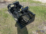 2025 76in Dual Cylinder Grapple Skid Steer Attachment