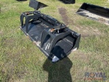 2025 84in Dual Cylinder Grapple Bucket Skid Steer Attachment