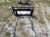2025 Kivel 48in Forks and Frame Skid Steer Attachment