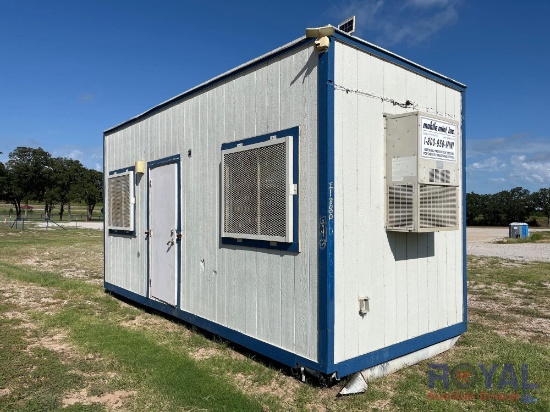 Blue Concrete Test Shed