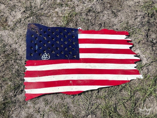 American Flag Metal Wall Decoration