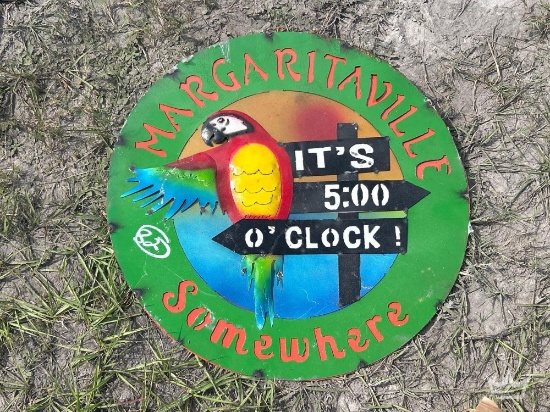 Margaritaville Metal Wall Decoration
