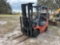 Toyota 7FGCU25 5,000 LB Cushion Tire Forklift
