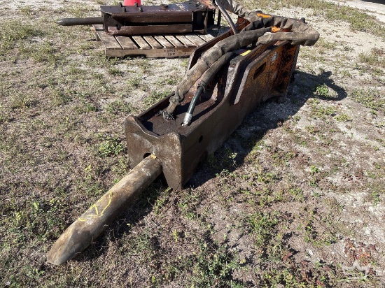 Hydraulic Breaker Excavator Attachment