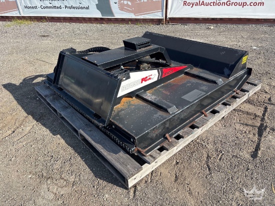 2025 BrushFox XHD72 72in Rotary Brush Cutter Skid Steer Attachment