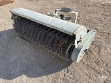 Rotating Brush Sweeper Tractor Attachment