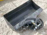 2025 Hydraulic Tilt Bucket Mini Skid Steer Attachment