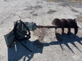 24in Hydraulic Auger Skid Steer Attachment