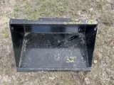 2025 32in Bucket Mini Skid Steer Attachment