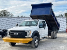 2017 Ford F-550 4x4 Ext. Cab Mason Dump Truck
