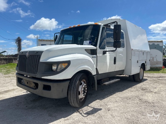 2013 International TerraStar Enclosed Service Truck with Liftgate