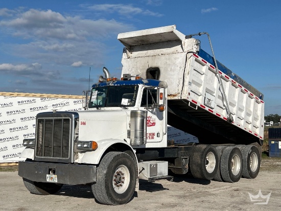 1995 Peterbilt 379 Tri-Axle Dump Truck