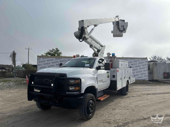 2019 Chevrolet Silverado 6500HD 4x4 ETI ETC37IH 37FT Insulated Bucket Truck