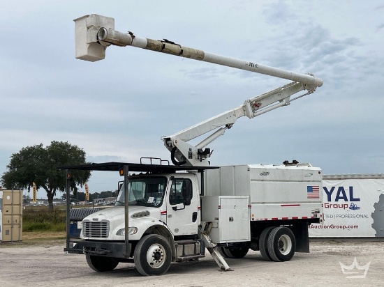2015 Freightliner M2 106 Altec 58Ft. Insulated Forestry Chipper Bucket Truck