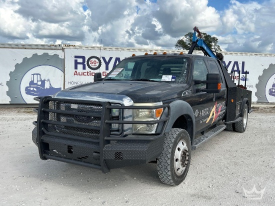 2013 Ford F-450 4x4 Crew Cab Little Beaver LS300 Drill Rig Truck