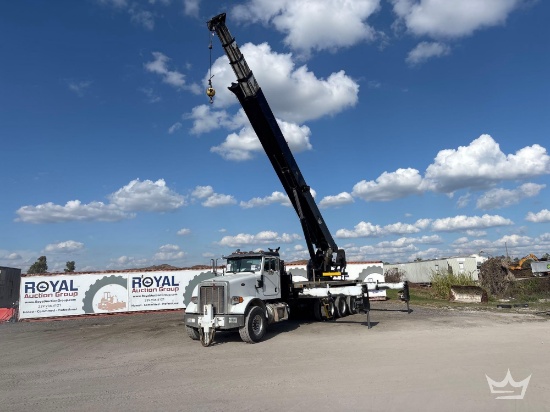 2011 Peterbilt 365 Altec AC38-127S 38 Ton Straight Boom Crane Truck