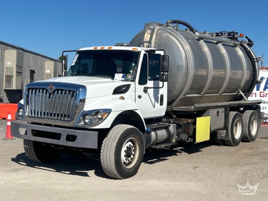 2018 International WorkStar 7400 Lely 4,500 Gallon T/A Septic Wet Vacuum Truck