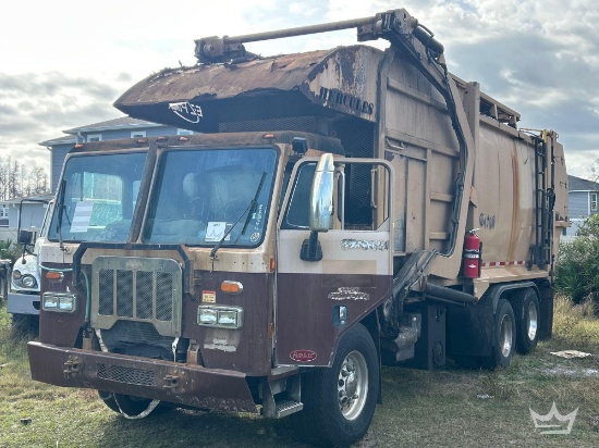 2018 Peterbilt 320 EZ Pack 40yd Front Loader Garbage Truck
