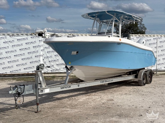 2021 Aquasport Boat with T/A Float-On Corp Boat Trailer