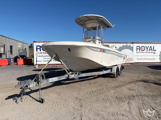 2018 23ft. Carolina Skiff Ultra Elite Boat with 24ft. T/A Boat Trailer