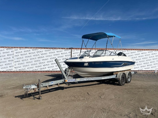 2014 Bayliner 18ft Boat with 2004 Venture 18ft T/A Boat Trailer