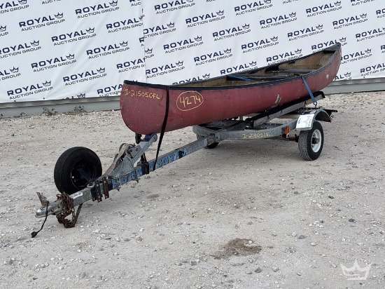 16ft. Canoe w/ 12ft. Continental Trailer