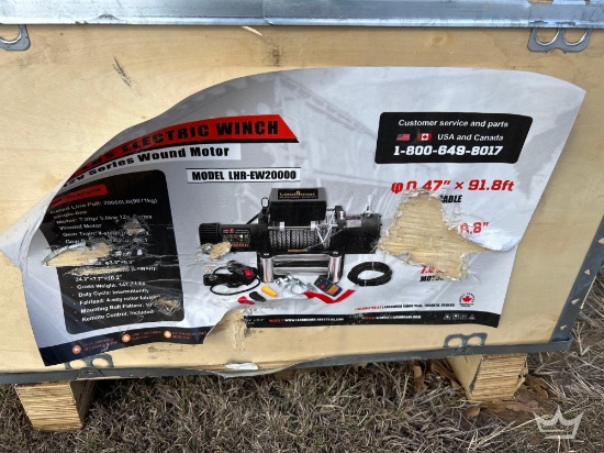 LandHonor LHR-EW20000 20000lb Electric Cable Winch