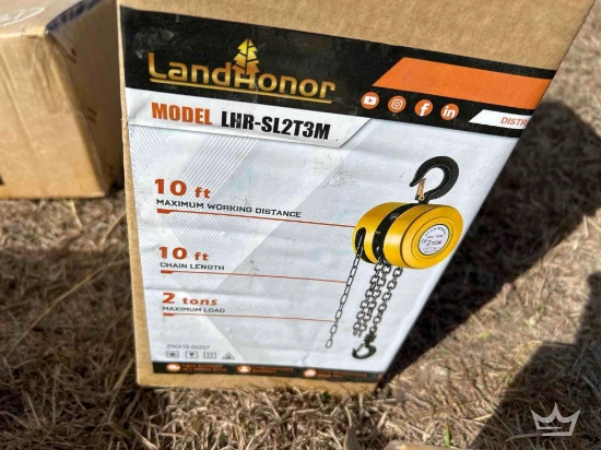 LandHonor LHR-SL2T3M 2-Ton Chain Hoist