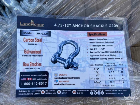 LandHonor LHR-G209 Anchor Shackle Set