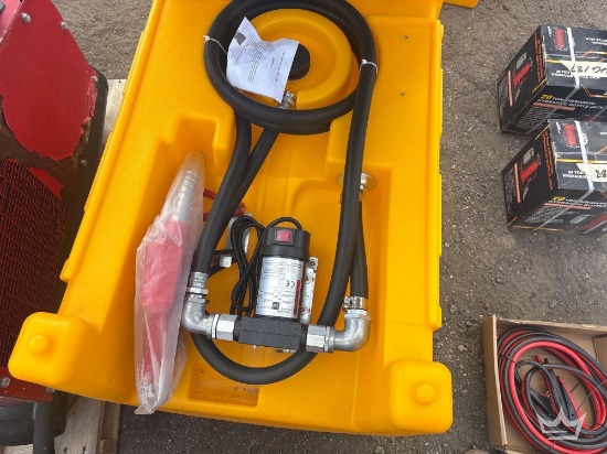 2025 60 Gallon Poly Diesel Tank w/ 12v Pump, nose, Nozzle and Pump