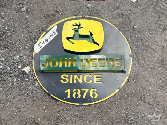 John Deere Metal Decorative Sign